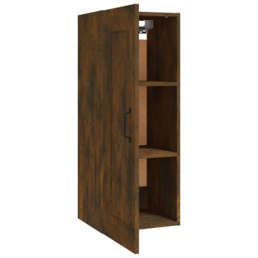 vidaXL Ντουλάπι Κρεμαστό Καπνιστή δρυς35x34x90cm Επεξεργασμένο Ξύλο 1 τεμ.