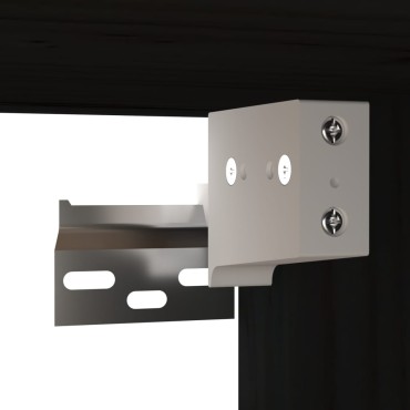 vidaXL Ντουλάπια Τοίχου 2 τεμ. Μαύρα 80x30x30cm από Μασίφ Ξύλο Πεύκου