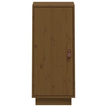 vidaXL Μπουφές Καφέ Μελί 34x40x75cm από Μασίφ Ξύλο Πεύκου 1 τεμ.