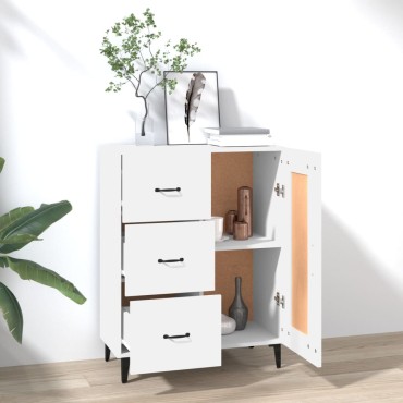 vidaXL Ντουλάπι Λευκό 69,5x34x90cm από Επεξεργασμένο Ξύλο 1 τεμ.