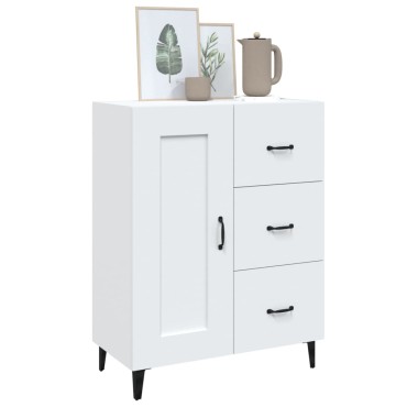vidaXL Ντουλάπι Λευκό 69,5x34x90cm από Επεξεργασμένο Ξύλο 1 τεμ.