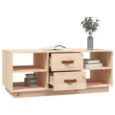 vidaXL Τραπεζάκι Σαλονιού 100x50x41cm Μασίφ Ξύλο Πεύκου 1 τεμ.