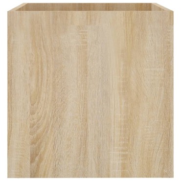 vidaXL Ζαρντινιέρα Sonoma Δρυς 40 x 40 x 40 εκ. από Επεξεργασμένο Ξύλο