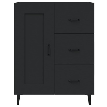 vidaXL Ντουλάπι Μαύρο 69,5x34x90cm από Επεξεργασμένο Ξύλο 1 τεμ.