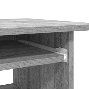 vidaXL Γραφείο Γκρι Sonoma 80x45x74cm από Επεξεργασμένο Ξύλο 1 τεμ.
