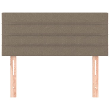 vidaXL Κεφαλάρι Κρεβατιού Taupe 80x5x78/88cm Υφασμάτινο 1 τεμ.