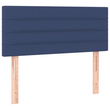 vidaXL Κεφαλάρι Κρεβατιού Μπλε 80x5x78/88cm Υφασμάτινο 1 τεμ.