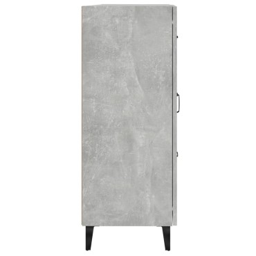 vidaXL Ντουλάπι Γκρι Σκυροδέματος 69,5x34x90cm Επεξεργασμένο Ξύλο 1 τεμ.