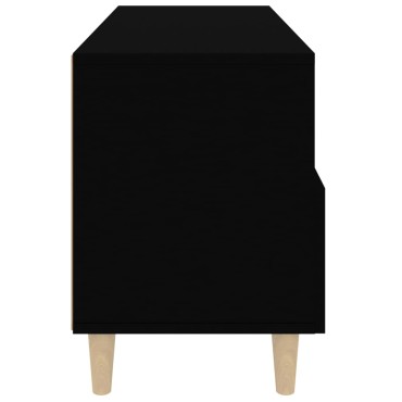vidaXL Έπιπλο Τηλεόρασης Μαύρο 80x36x50cm από Επεξεργασμένο Ξύλο