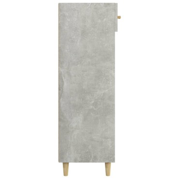 vidaXL Παπουτσοθήκη Γκρι Σκυροδέματος 60x35x105cm Επεξεργασμένο Ξύλο