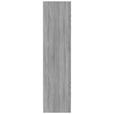vidaXL Ντουλάπα Γκρι Sonoma 100x50x200cm από Επεξεργασμένο Ξύλο 1 τεμ.