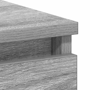 vidaXL Γραφείο Γκρι Sonoma 90x45x76cm από Επεξεργασμένο Ξύλο 1 τεμ.