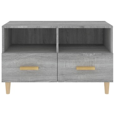 vidaXL Έπιπλο Τηλεόρασης Γκρι Sonoma 80x36x50cm από Επεξεργ. Ξύλο