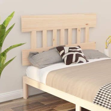 vidaXL Κεφαλάρι Κρεβατιού 183,5x3x81cm από Μασίφ Ξύλο Πεύκου 1 τεμ.