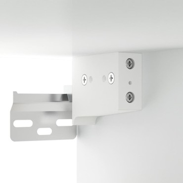 vidaXL Ντουλάπι Κρεμαστό Λευκό 35x34x90cm Επεξεργασμένο Ξύλο 1 τεμ.