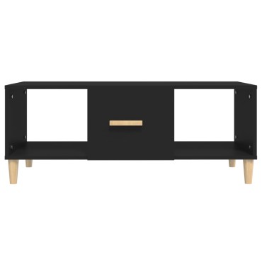 vidaXL Τραπεζάκι Σαλονιού Μαύρο 102x50x40cm από Επεξεργασμένο Ξύλο 1 τεμ.
