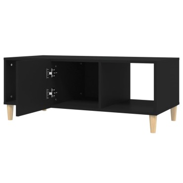 vidaXL Τραπεζάκι Σαλονιού Μαύρο 102x50x40cm από Επεξεργασμένο Ξύλο 1 τεμ.