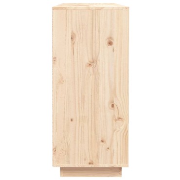 vidaXL Ντουλάπι 110,5x35x80cm από Μασίφ Ξύλο Πεύκου 1 τεμ.