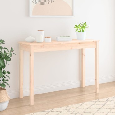 vidaXL Τραπέζι Κονσόλα 110x40x75cm από Μασίφ Ξύλο Πεύκου 1 τεμ.