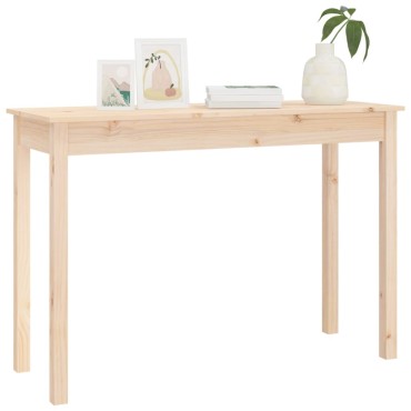 vidaXL Τραπέζι Κονσόλα 110x40x75cm από Μασίφ Ξύλο Πεύκου 1 τεμ.