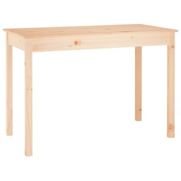 vidaXL Τραπεζαρία 110x55x75cm από Μασίφ Ξύλο Πεύκου 1 τεμ.