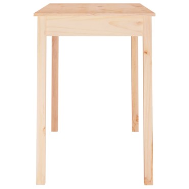 vidaXL Τραπεζαρία 110x55x75cm από Μασίφ Ξύλο Πεύκου 1 τεμ.