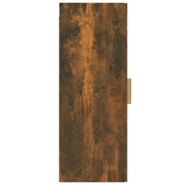 vidaXL Ντουλάπι Τοίχου Καπνιστή δρυς 34,5x34x90cm Επεξεργασμένο Ξύλο 1 τεμ.