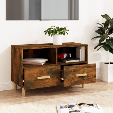 vidaXL Έπιπλο Τηλεόρασης Καπνιστή Δρυς 80x36x50cm Επεξ. Ξύλο