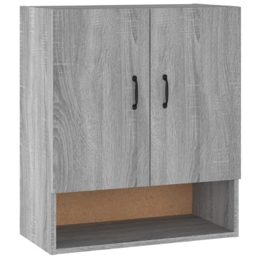 vidaXL Ντουλάπι Τοίχου Γκρι Sonoma 60x31x70cm Επεξεργασμένο Ξύλο 1 τεμ.
