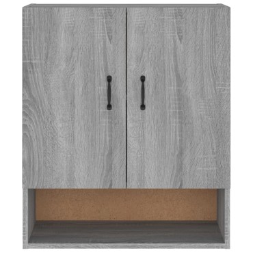 vidaXL Ντουλάπι Τοίχου Γκρι Sonoma 60x31x70cm Επεξεργασμένο Ξύλο 1 τεμ.