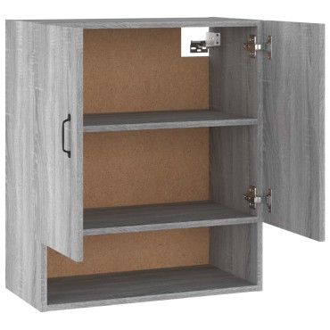 vidaXL Ντουλάπι Τοίχου Γκρι Sonoma 60x31x70cm Επεξεργασμένο Ξύλο 1 τεμ.