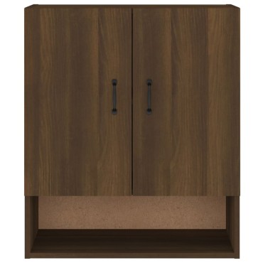 vidaXL Ντουλάπι Τοίχου Καφέ Δρυς 60x31x70cm Επεξεργασμένο Ξύλο 1 τεμ.
