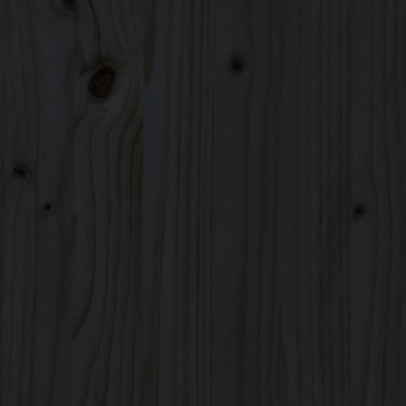 vidaXL Γραφείο Μαύρο 95x50x75cm από Μασίφ Ξύλο Πεύκου 1 τεμ.