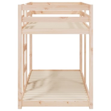vidaXL Κουκέτα 75x190cm από Μασίφ Ξύλο Πεύκου 1 τεμ. - Μονό