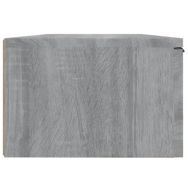 vidaXL Ντουλάπια Τοίχου 2 τεμ. Γκρι Sonoma 68x30x20cm Επ. Ξύλο