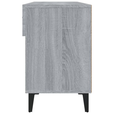 vidaXL Παπουτσοθήκη Γκρι Sonoma 102x35x55cm από Επεξεργασμένο Ξύλο