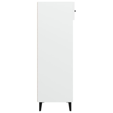 vidaXL Παπουτσοθήκη Λευκή 60x35x105cm από Επεξεργασμένο Ξύλο
