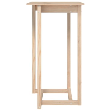 vidaXL Τραπέζι Μπαρ 60x60x110cm από Μασίφ Ξύλο Πεύκου 1 τεμ.
