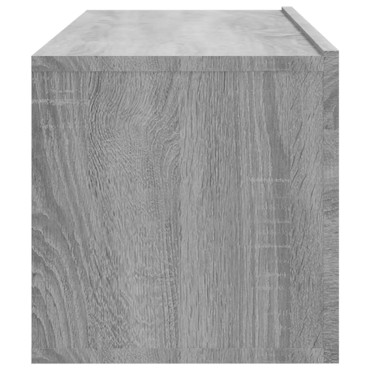 vidaXL Έπιπλα Τηλεόρασης Τοίχου 4 τεμ. Γκρι 100x30x30cm