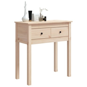 vidaXL Τραπέζι Κονσόλα 70x35x75cm από Μασίφ Ξύλο Πεύκου 1 τεμ.