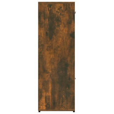 vidaXL Βιβλιοθήκη Καπνιστή Δρυς 90x30x90cm από Επεξεργασμένο Ξύλο 1 τεμ.