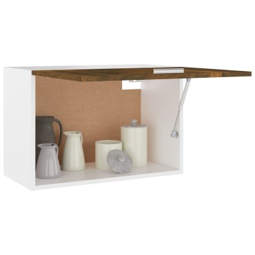 vidaXL Ντουλάπι Κρεμαστό Lyon Καπνιστή Δρυς 60x31x40cm 1 τεμ.