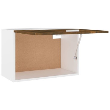 vidaXL Ντουλάπι Κρεμαστό Lyon Καπνιστή Δρυς 60x31x40cm 1 τεμ.