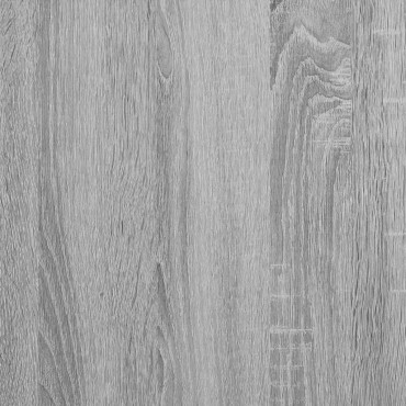 vidaXL Ντουλάπια CD 2 τεμ. Γκρι Sonoma 21x16x93,5cm Επεξεργ. Ξύλο