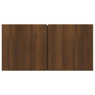vidaXL Έπιπλα Τηλεόρασης Κρεμαστά Καφέ 60x30x30cm Επεξ. Ξύλο