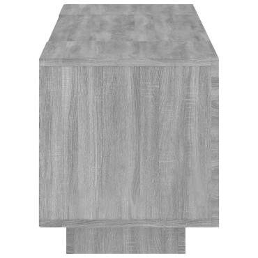 vidaXL Έπιπλο Τηλεόρασης με LED Γκρι Sonoma 160x35x40cm