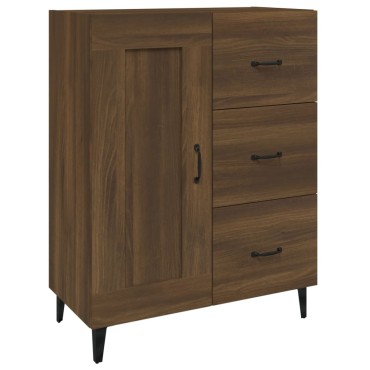 vidaXL Ντουλάπι Καφέ Δρυς 69,5x34x90cm από Επεξεργασμένο Ξύλο 1 τεμ.