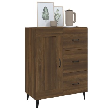 vidaXL Ντουλάπι Καφέ Δρυς 69,5x34x90cm από Επεξεργασμένο Ξύλο 1 τεμ.