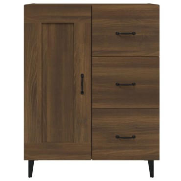 vidaXL Ντουλάπι Καφέ Δρυς 69,5x34x90cm από Επεξεργασμένο Ξύλο 1 τεμ.