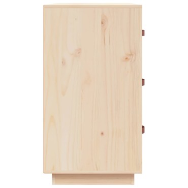 vidaXL Συρταριέρα 80x40x75cm από Μασίφ Ξύλο Πεύκου 1 τεμ.